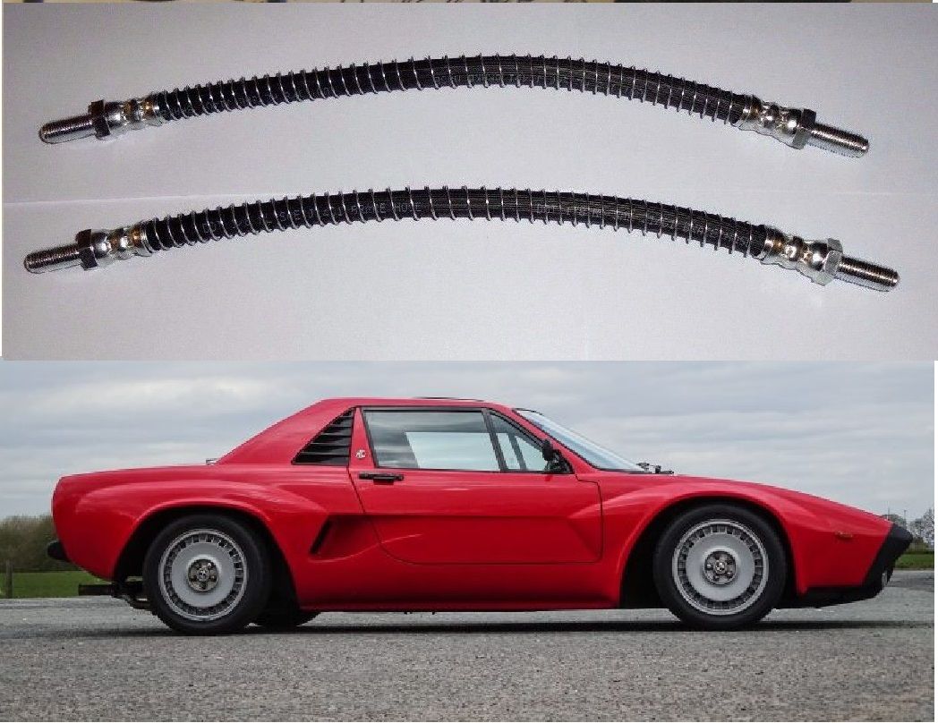 FRONT BRAKE HOSES x2 (AC 3000) (1979- 86) 